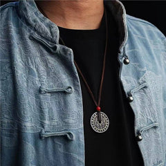 Shan Gui (Mountain Spirit) Talisman Coin Necklace