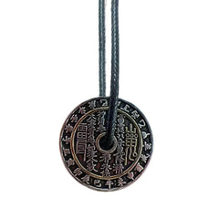 Shan Gui (Mountain Spirit) Talisman Coin Necklace