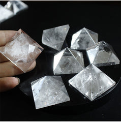 Natural White Crystal Pyramid