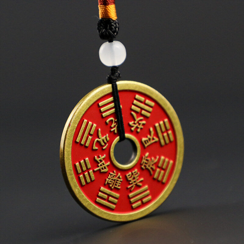 Shan Gui (Mountain Spirit) Talisman Coin Necklace