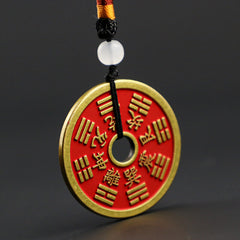 Shan Gui (Mountain Spirit) Talisman Coin Necklace