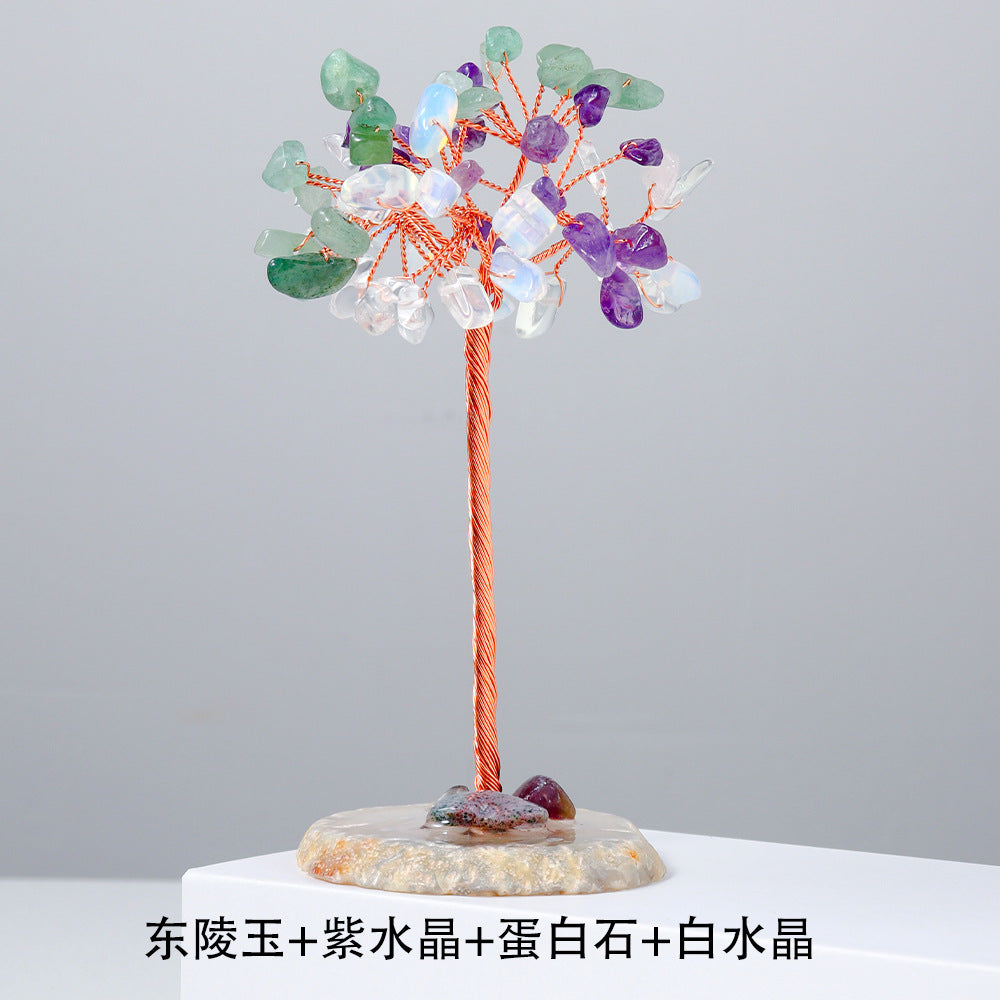 Natural Crystal Raw Stone Tree