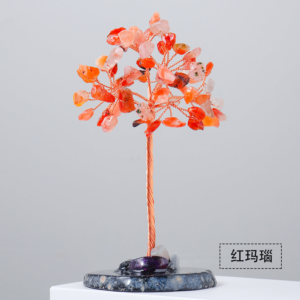 Natural Crystal Raw Stone Tree