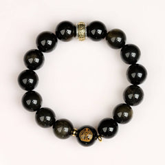 Obsidian Zodiac Guardian Bracelet