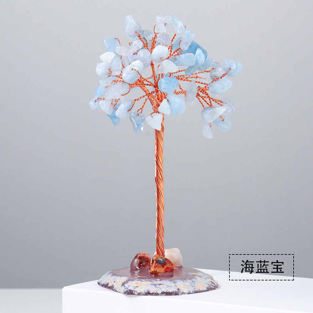 Natural Crystal Raw Stone Tree