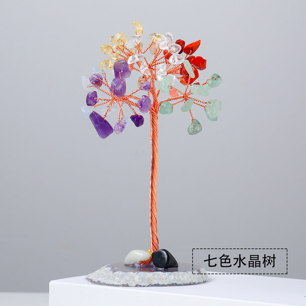 Natural Crystal Raw Stone Tree