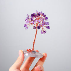 Natural Crystal Raw Stone Tree