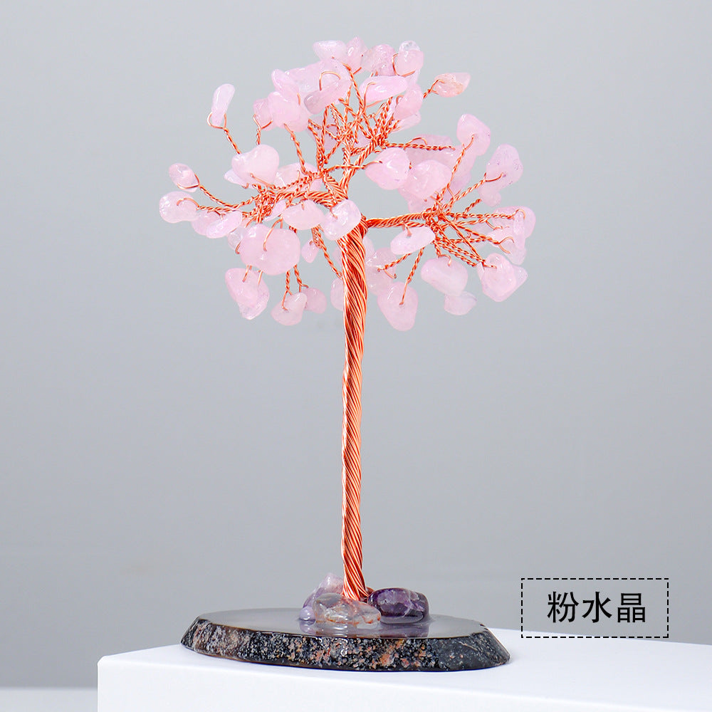 Natural Crystal Raw Stone Tree